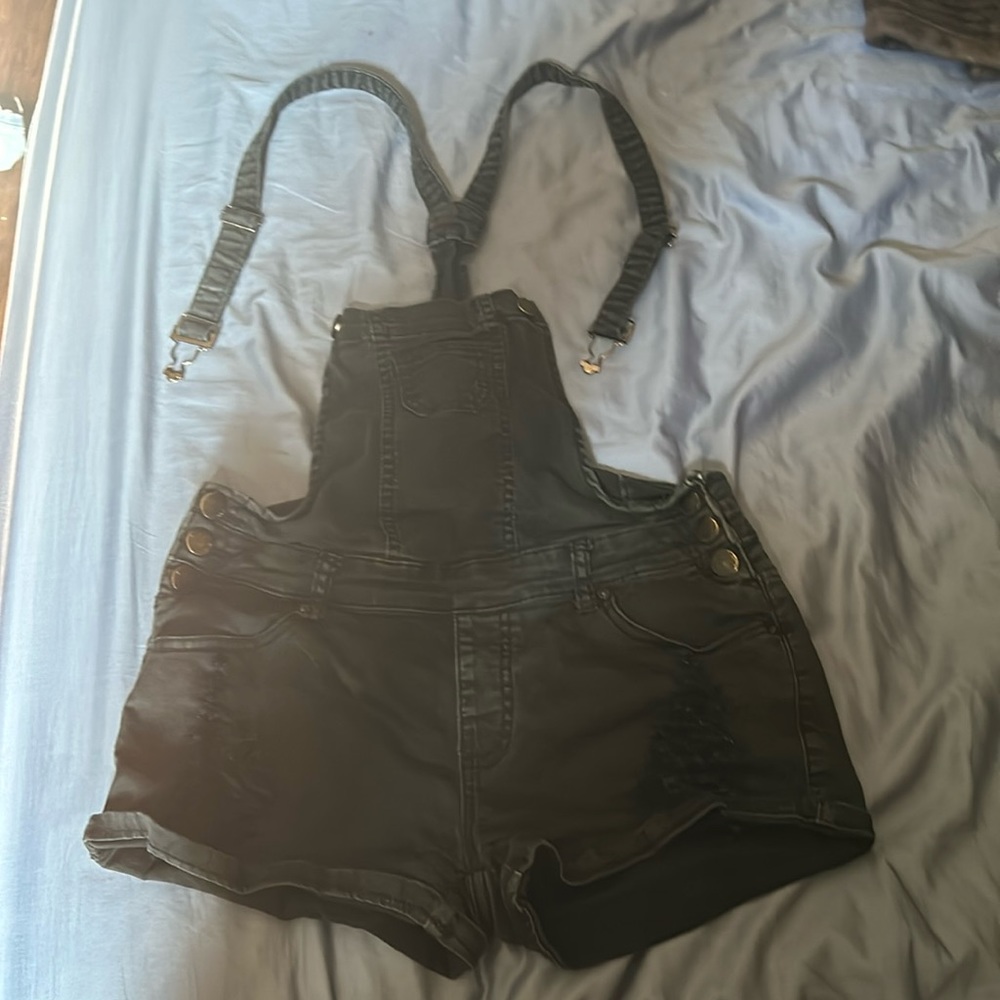 Black overalls, worn once or twice, quality like new